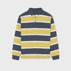 Polo rayas amarillo - Imagen 2