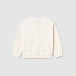 Pullover bordado hueso-toffe - Imagen 2