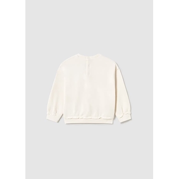 Pullover bordado hueso-toffe - Imagen 2