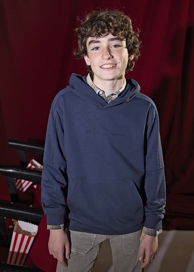 Pullover bordado marino - Imagen 1