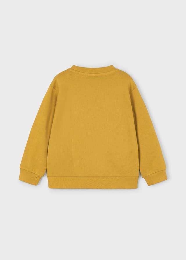 Pullover bordado mostaza - Imagen 5