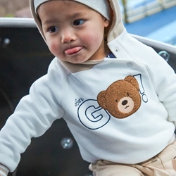 Pullover capucha nata - Imagen 1