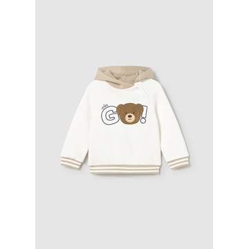 Pullover capucha nata - Imagen 2