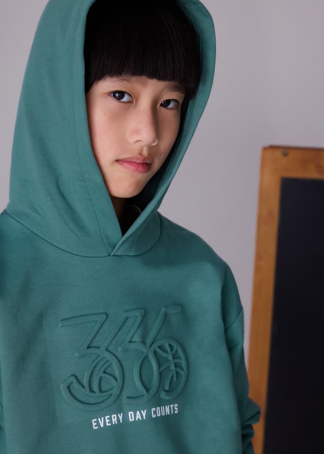 Pullover con capucha pino - Imagen 2