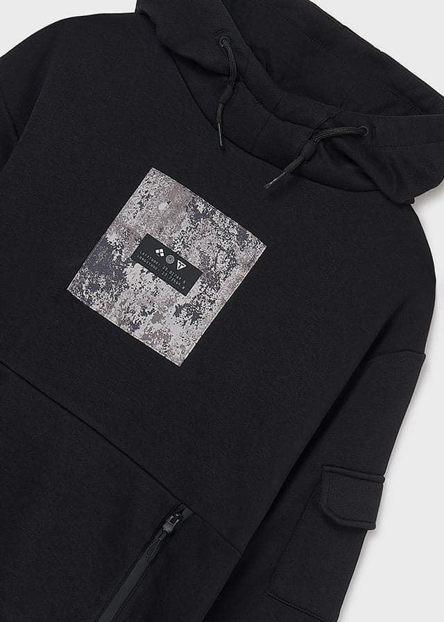 Pullóver contraste negro - Imagen 4