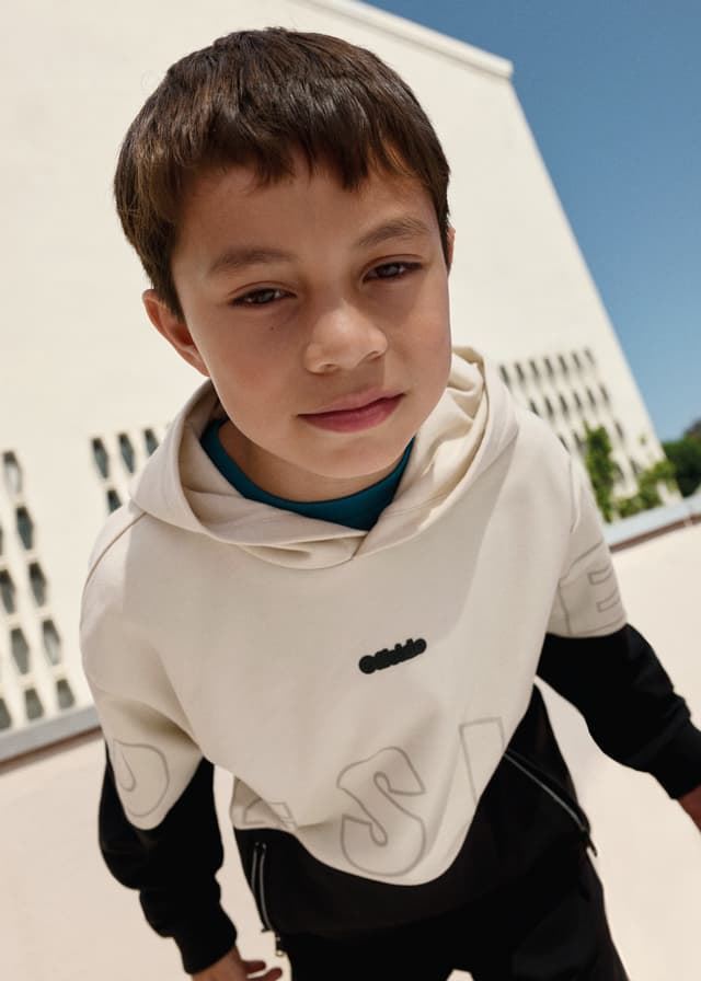 Pullover cremallera negro - Imagen 1