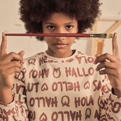Pullover estampado piedra - Imagen 1