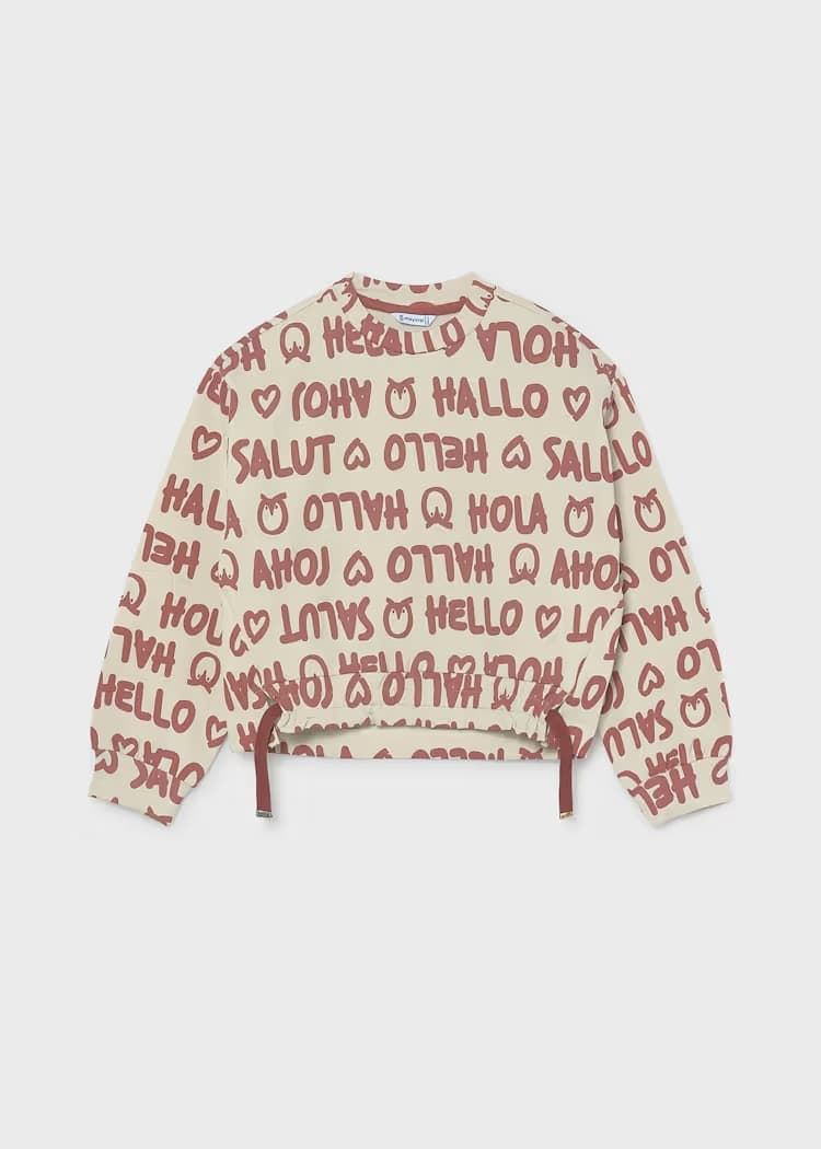 Pullover estampado piedra - Imagen 2