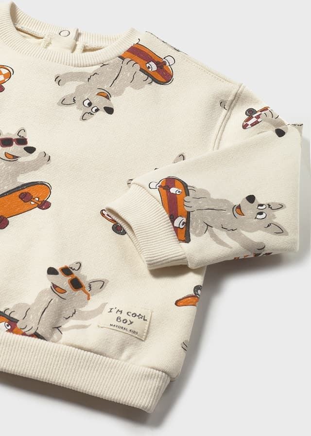 Pullover estampado seta - Imagen 4