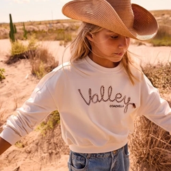 Pullover felpa hueso - Imagen 1