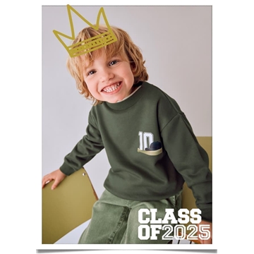 Pullover print espalda oliva - Imagen 1