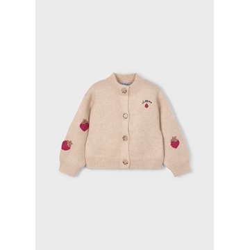 Rebeca tricot sésamo-rojo - Imagen 2