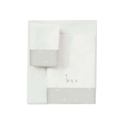 Sábana cuna plata - Imagen 1