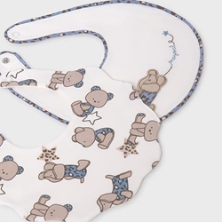 Set 2 baberos crudo-blue - Imagen 2