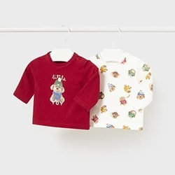 Set 2 camisetas manga larga rojo - Imagen 2