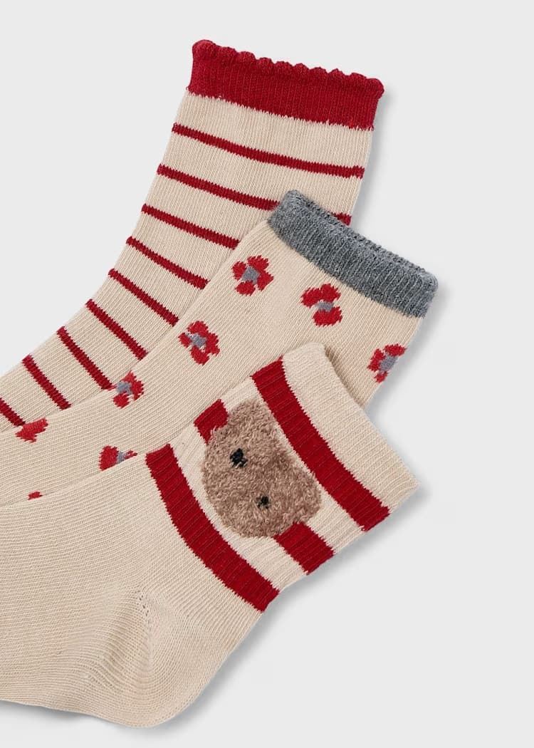 Set 3 calcetines cereza - Imagen 2