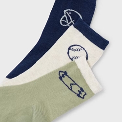 Set 3 calcetines dinos pistacho - Imagen 2