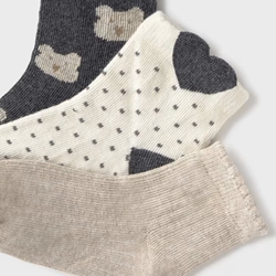 Set 3 calcetines plomo - Imagen 2