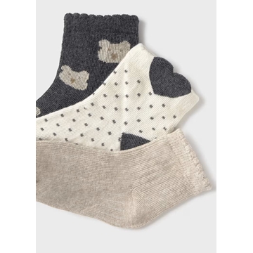 Set 3 calcetines plomo - Imagen 2