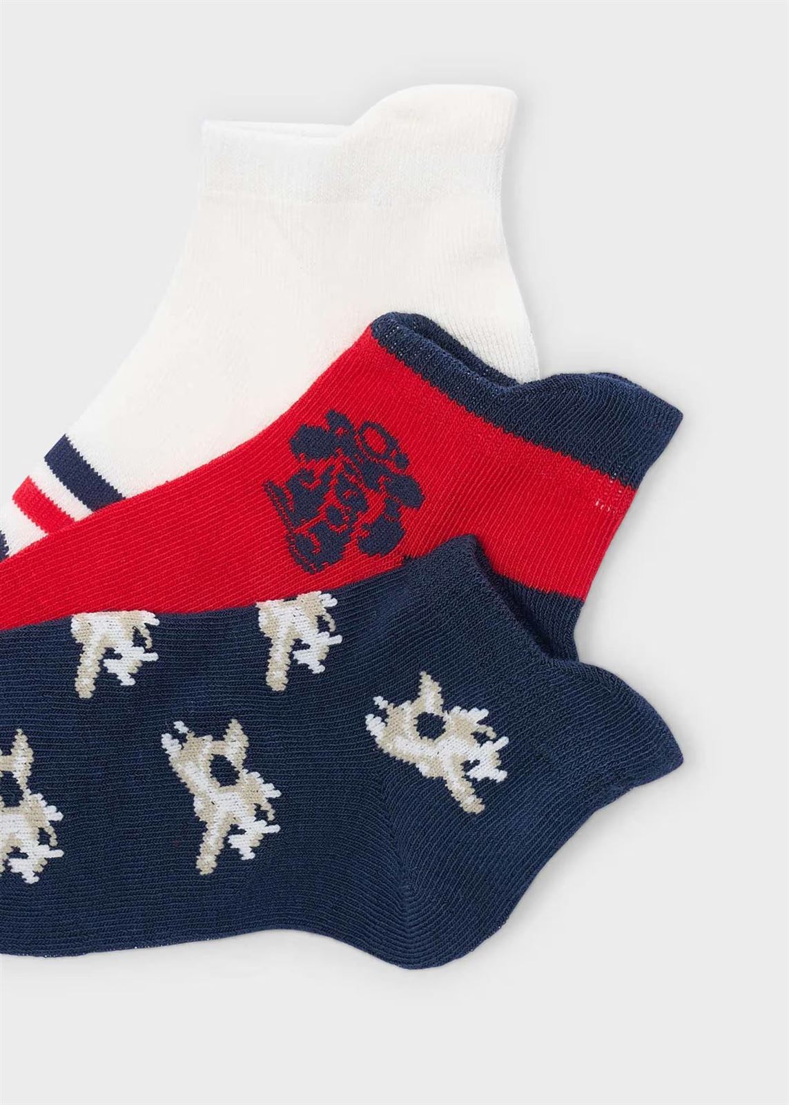 Set 3 calcetines tomate - Imagen 2