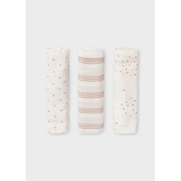 Set 3 gasas crudo - Imagen 1