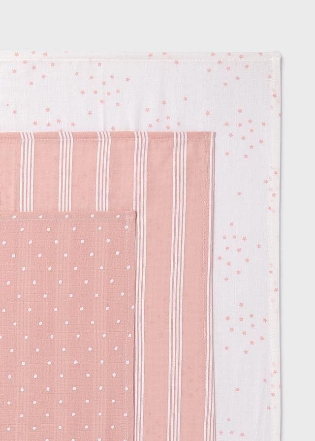 Set 3 gasas misty pink - Imagen 2