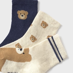 Set 3 pares calcetines azul - Imagen 2