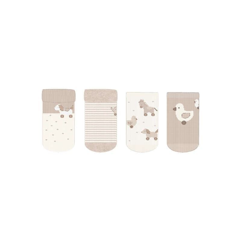 Set 4 calcetines moca - Imagen 1