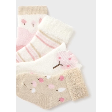 Set 4 calcetines rosa-cuarzo - Imagen 2