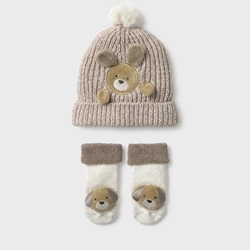 Set gorro-calcetines moca - Imagen 1