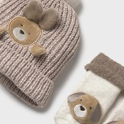 Set gorro-calcetines moca - Imagen 2