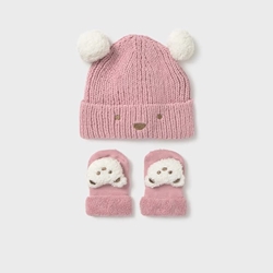 Set gorro-calcetines orquídea - Imagen 1