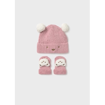 Set gorro-calcetines orquídea - Imagen 1