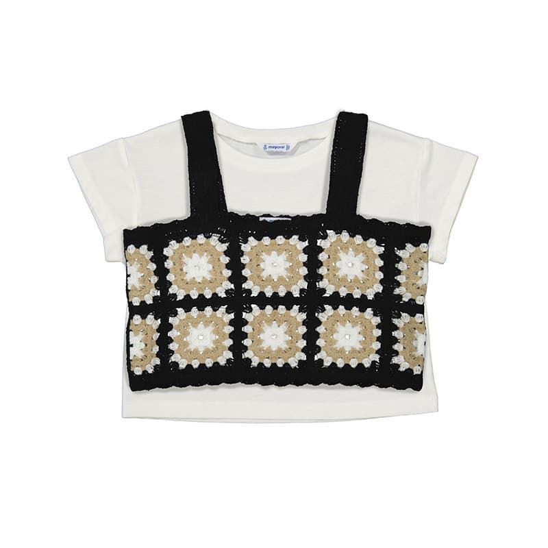 Set top croché-camiseta - Imagen 2