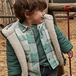 Sobrecamisa cuadros abeto - Imagen 1