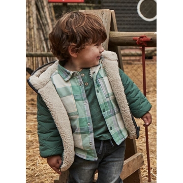 Sobrecamisa cuadros abeto - Imagen 1