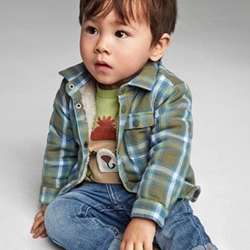 Sobrecamisa cuadros bosque - Imagen 1