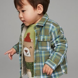 Sobrecamisa cuadros bosque - Imagen 2