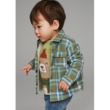 Sobrecamisa cuadros bosque - Imagen 2