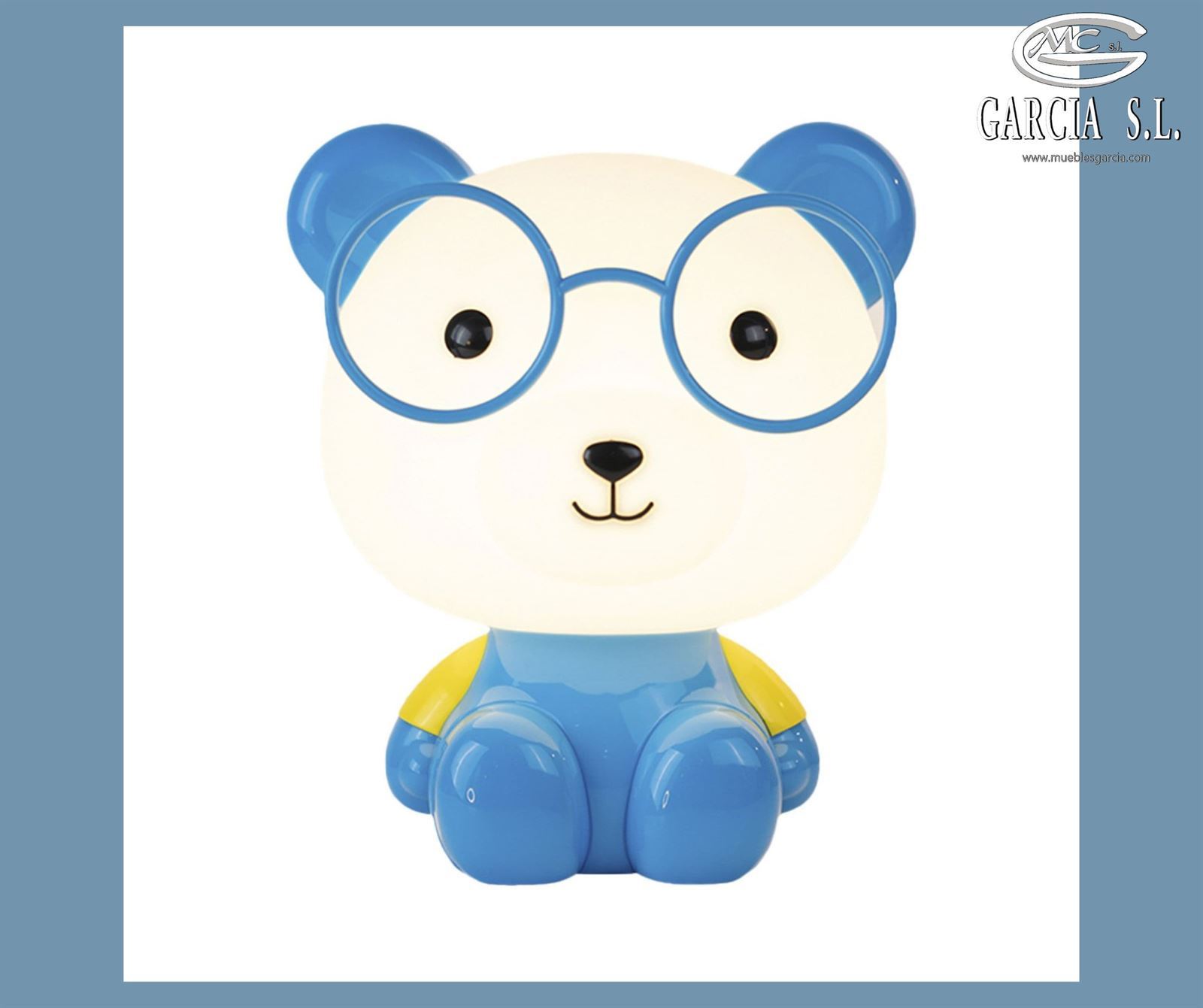 SOBREMESA MASKOTA PERRITO AZUL - Imagen 1