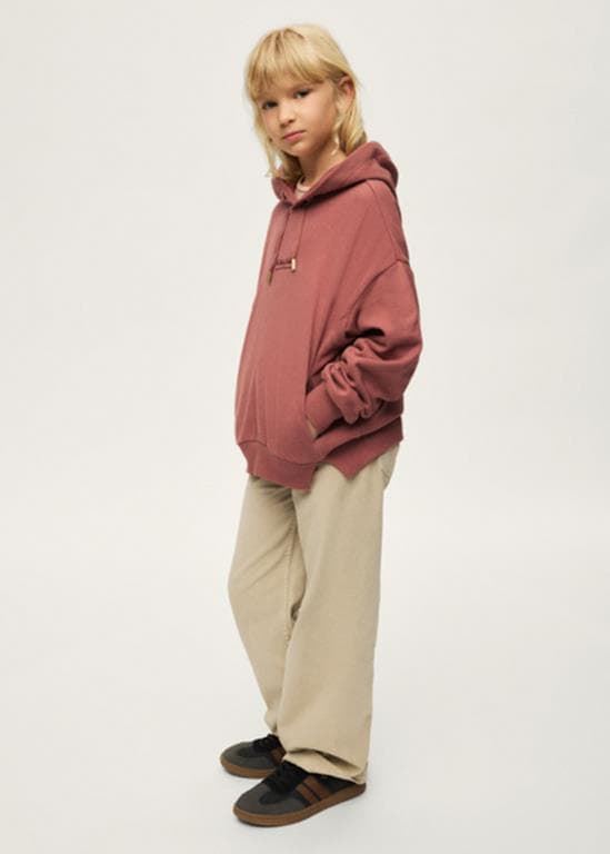 Sudadera felpa teja - Imagen 1