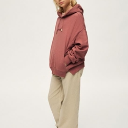 Sudadera felpa teja - Imagen 1