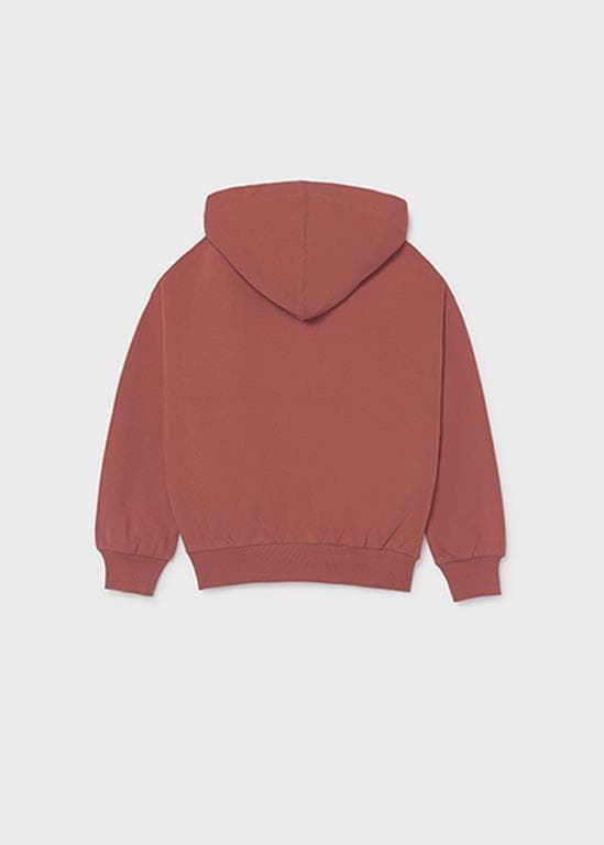 Sudadera felpa teja - Imagen 4