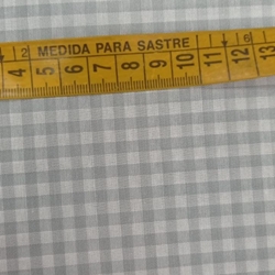 Tela Vichy 70/30 Gris - Imagen 1