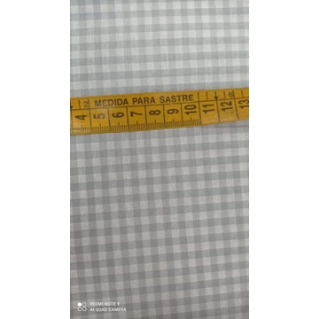 Tela Vichy 70/30 Gris - Imagen 1