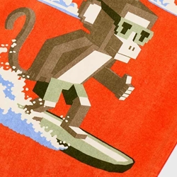 Toalla naranja - Imagen 2