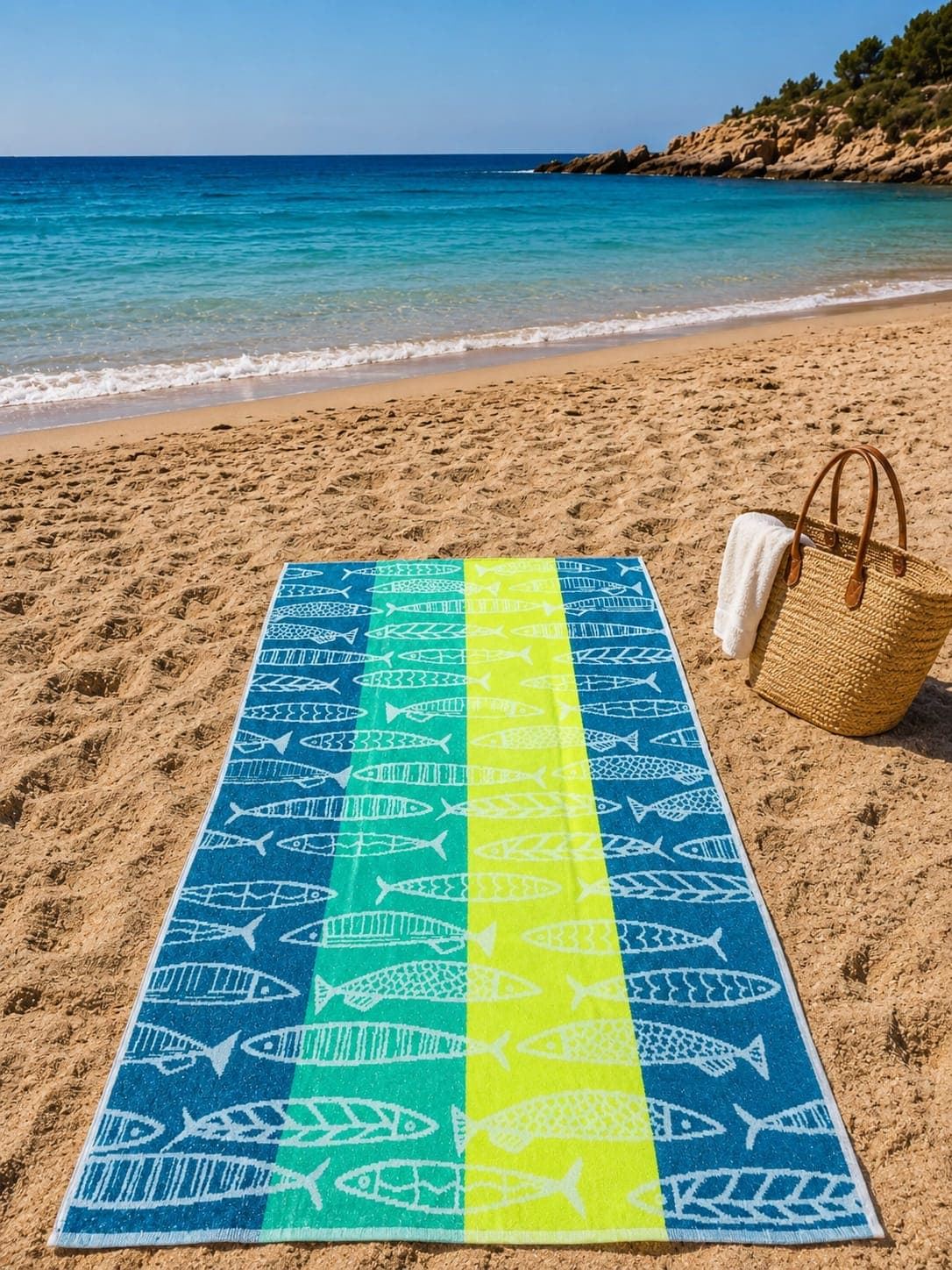 Toalla playa Alakia agua - Imagen 1