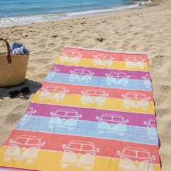 Toalla playa naranja - Imagen 1