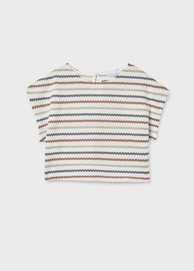 Top crochet hueso-arcilla - Imagen 2