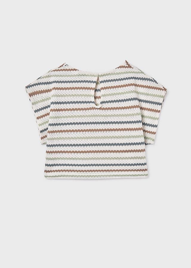 Top crochet hueso-arcilla - Imagen 3